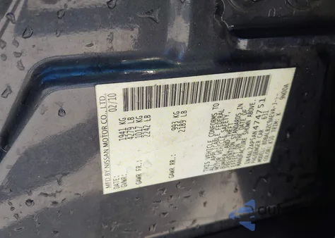 2010 Nissan Altima 2.5 S from USA, damaged, VIN 1N4AL2AP5AN474751